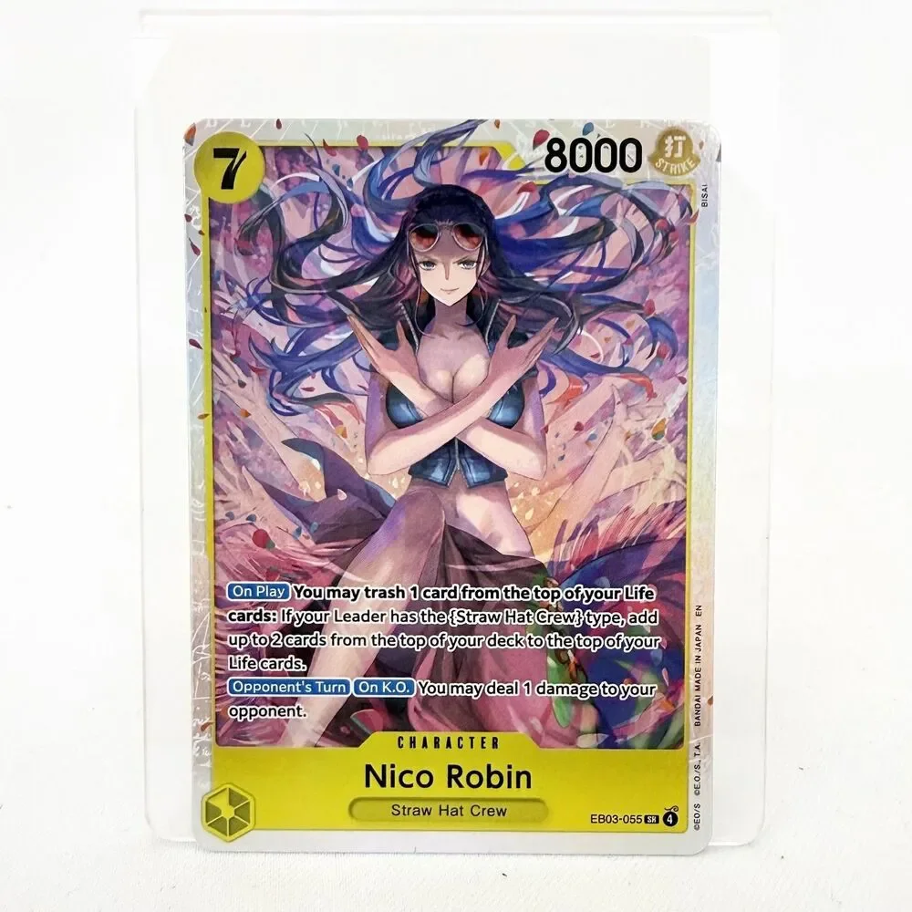 Nico Robin EB03-055 SR Extra Booster One Piece Heroines Edition NM Card EN